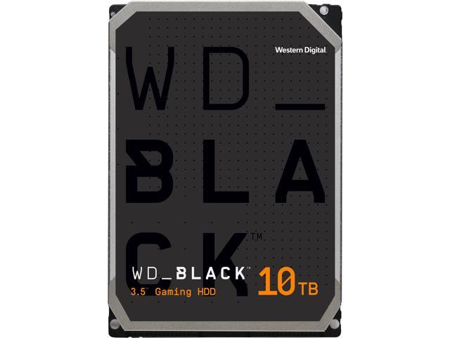 Western Digital 10TB WD_BLACK Performance Internal Hard Drive HDD - 7200 RPM, SATA 6 Gb/s, 512 MB Cache, 3.5" - WD102FZBX