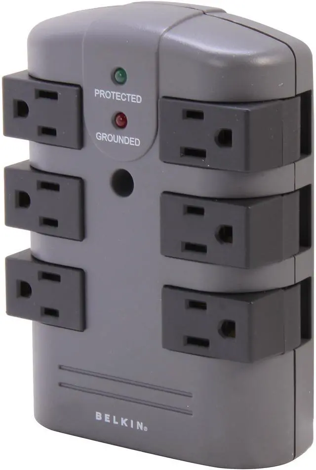 Belkin bp106000 6-Outlet Pivot-Plug Surge Protector