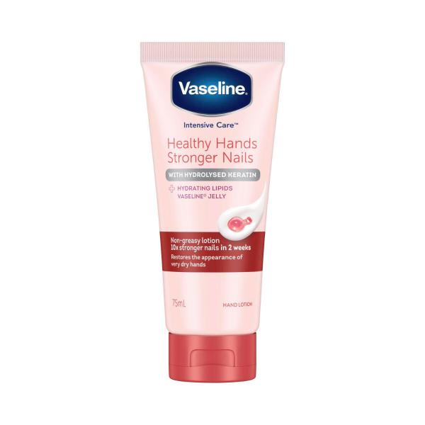 Vaseline Intensive Care Hand Cream Healthy Hands Stronger Nails 75ml