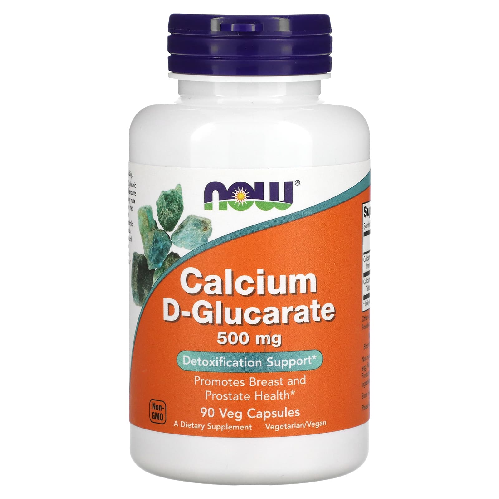 Now Foods Calcium D-Glucarate 500 MG 90 Capsules