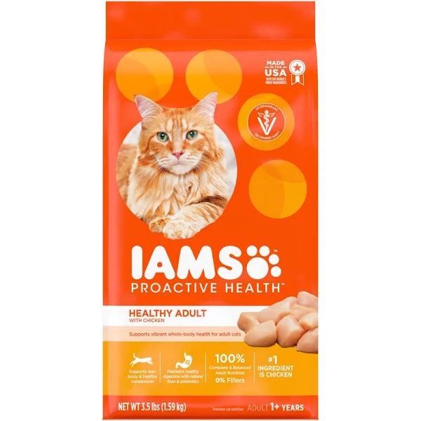 Iams Proactive Health Original Adult Cat Food with Chicken - 3.5 lb