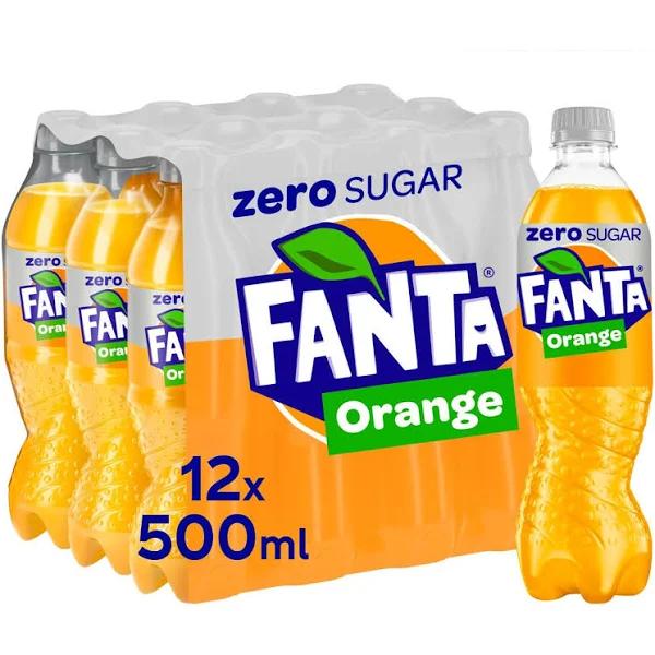 Fanta Zero 12x500ml Orange