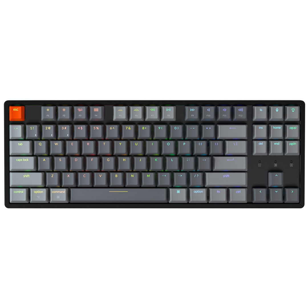 Keychron K8 Wireless RGB TKL Mech Keyboard Gateron Brown