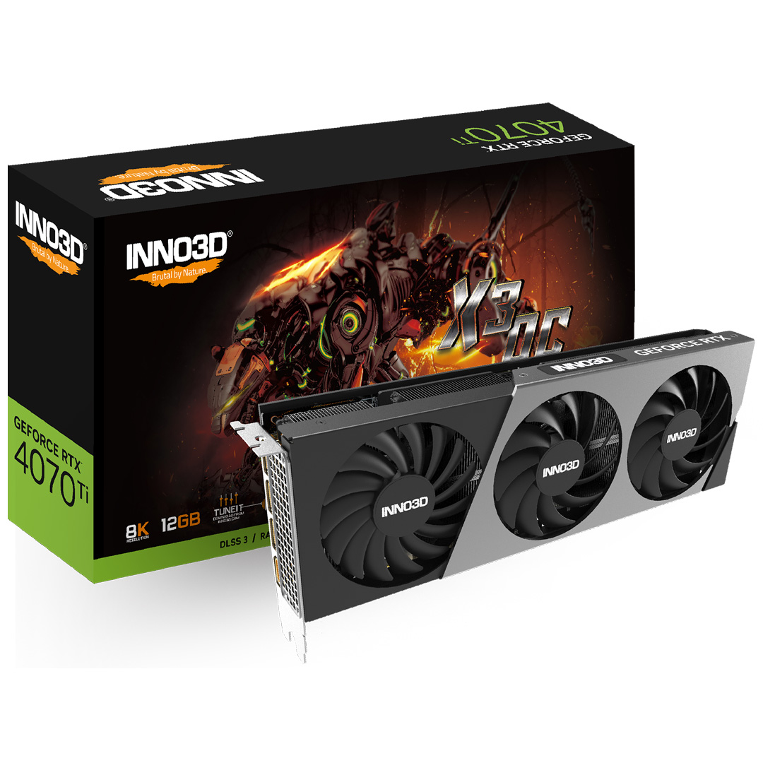 INNO3D NVIDIA GeForce RTX 4070 Ti OC X3 12GB GDDR6X