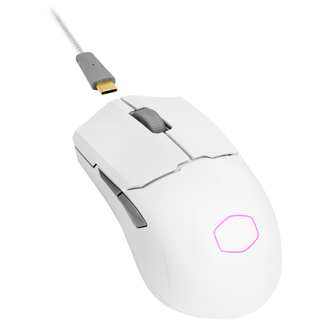 Cooler Master MM712 Wireless RGB Gaming Mouse - White [MM-712-WWOH1]