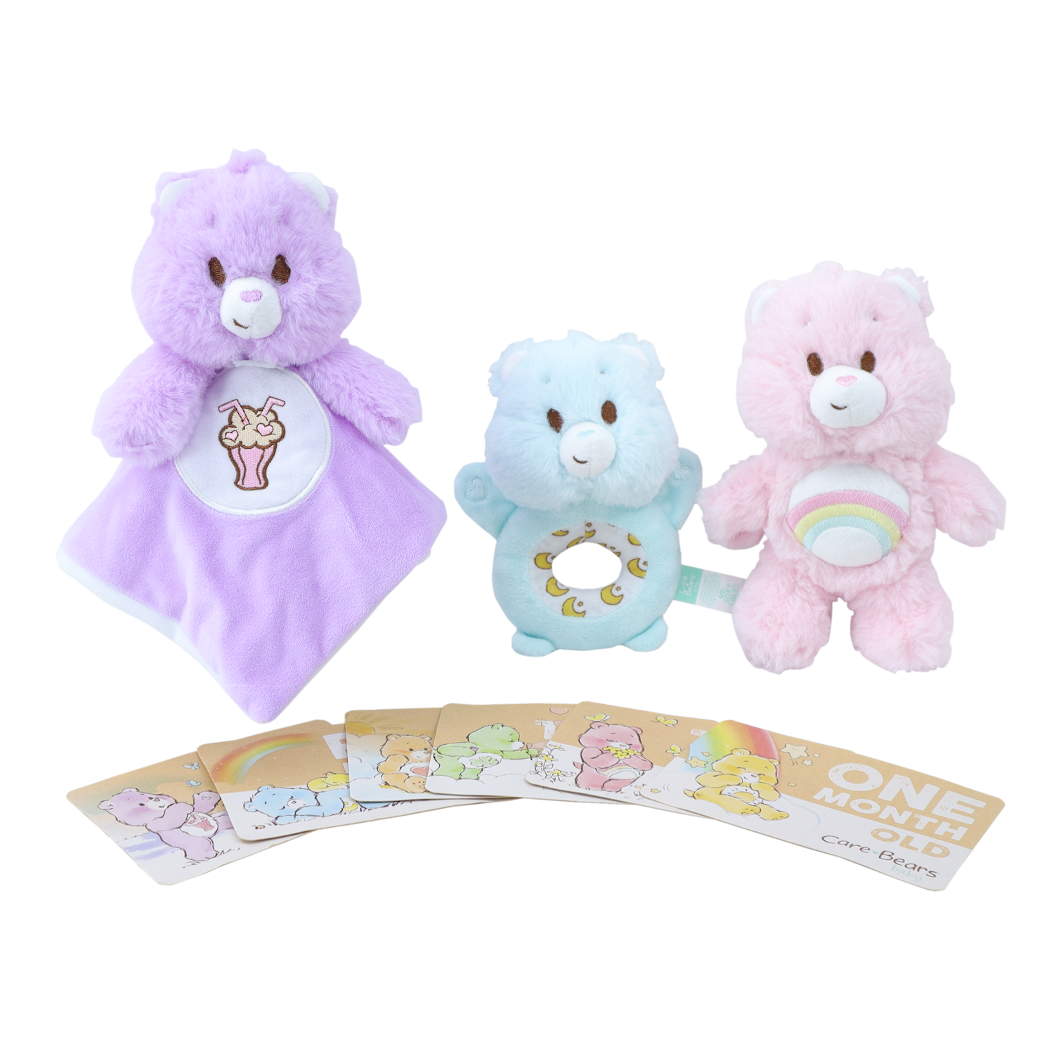 Care Bears Resoftable Bundle Pack (Ring Rattle, Comforter, Plush)