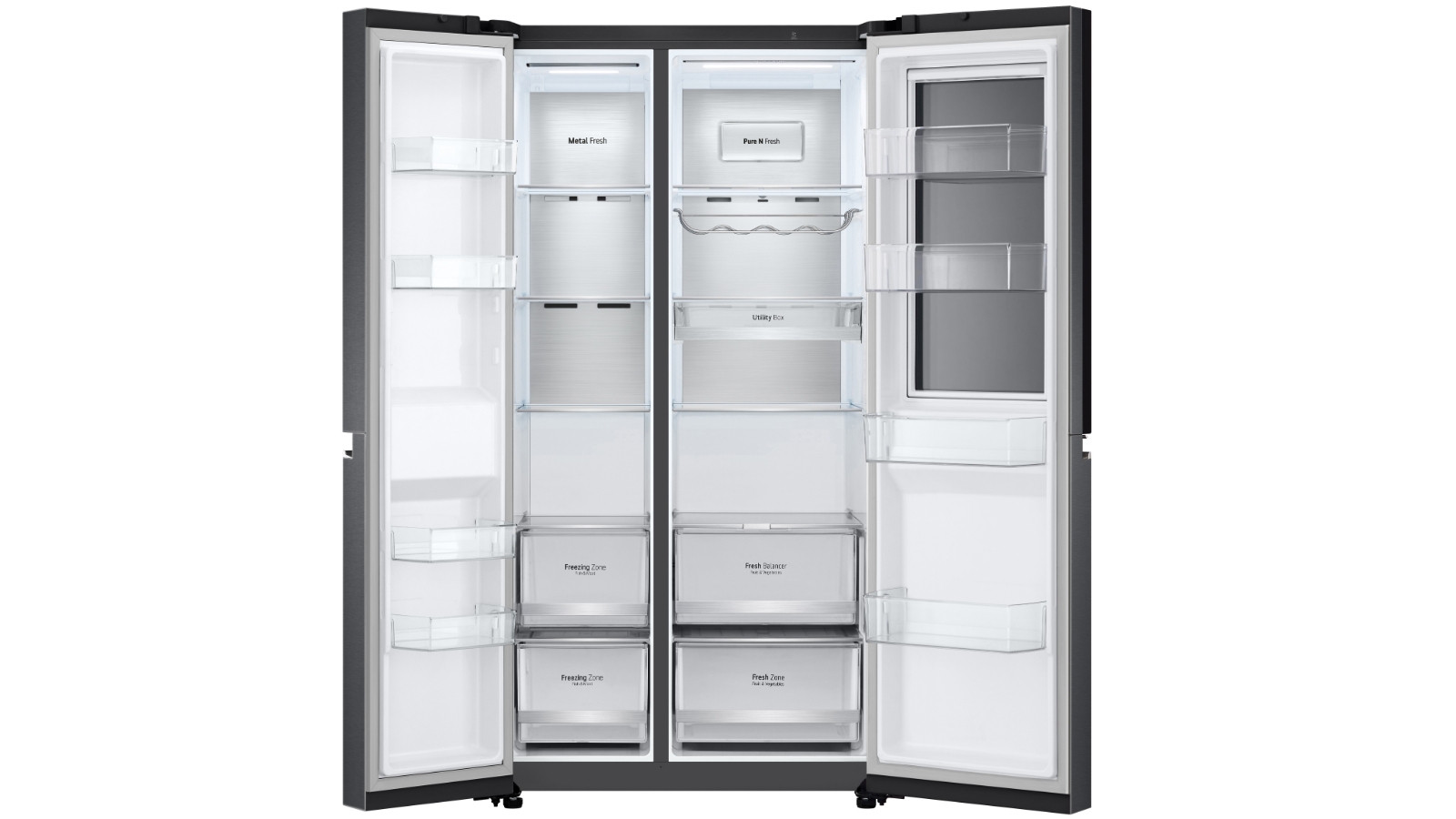 LG 655L Side by Side Fridge - GS-B655PL