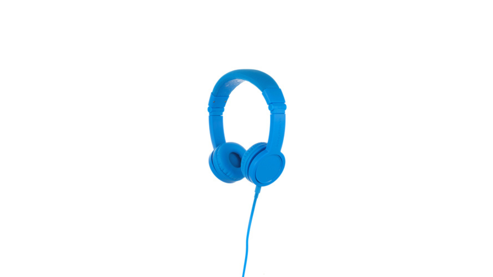 BuddyPhones Explore Plus Kids Wired Headphones w/ Stickers Cool Blue