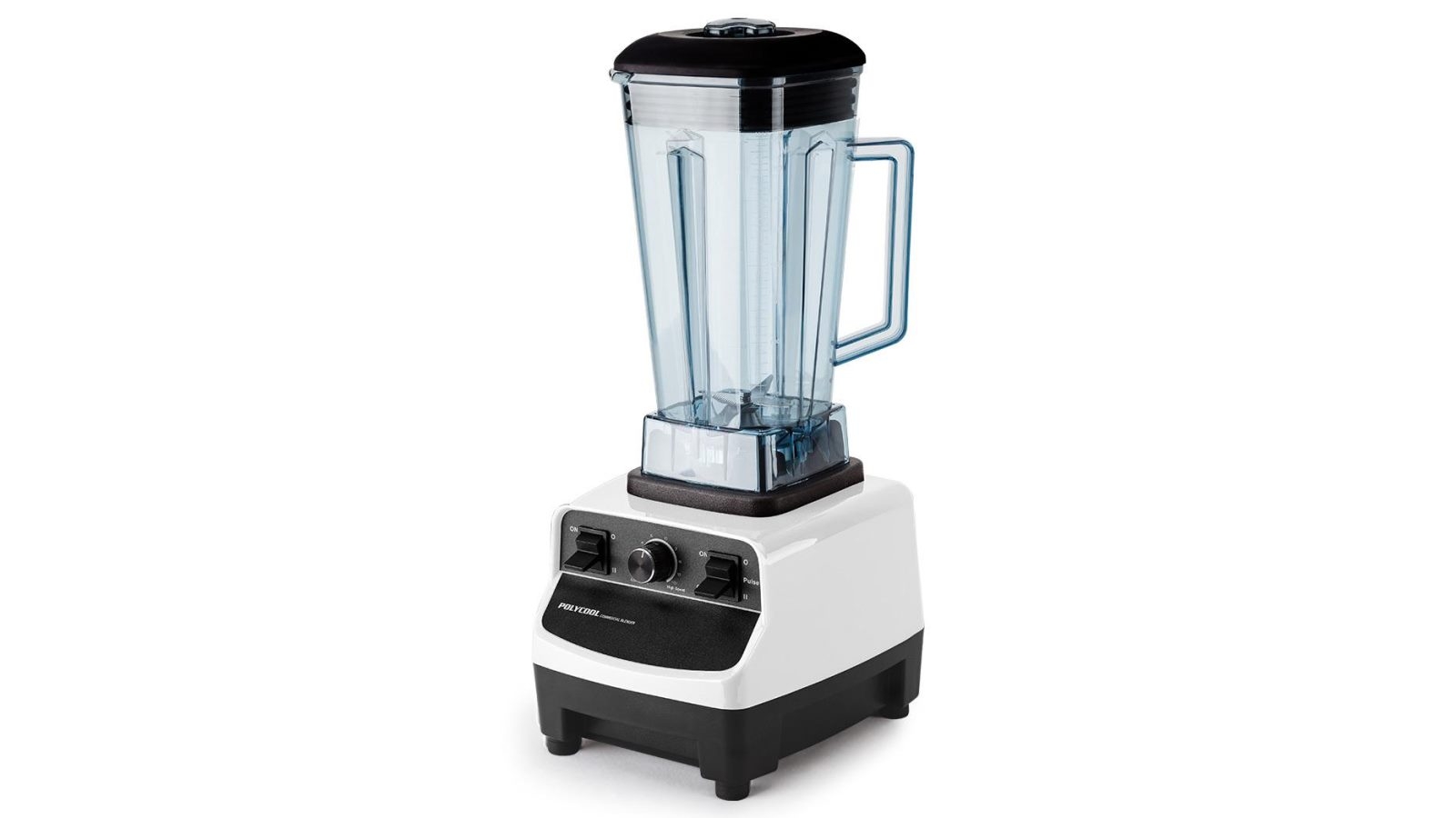 POLYCOOL 2L Commercial Blender Mixer Food Processor Smoothie Ice Crush Black