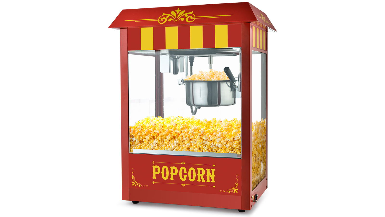 EuroChef Commercial Electric Popcorn Maker Machine Pop Corn Popper Cooker