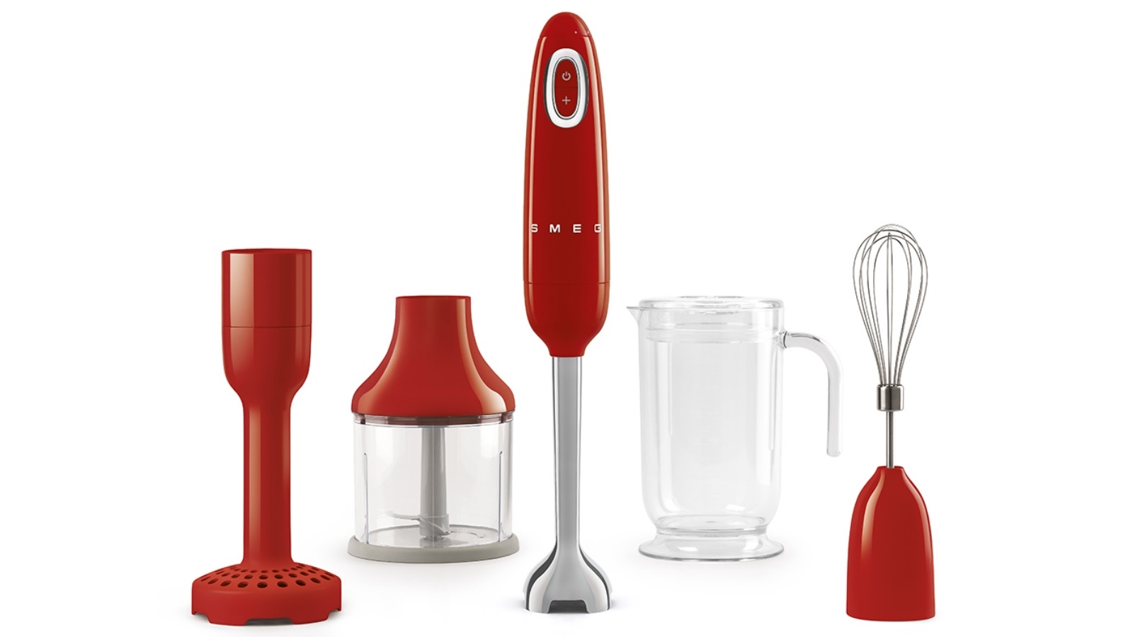 Smeg 50's Retro Style Hand Blender Red HBF02RDAU