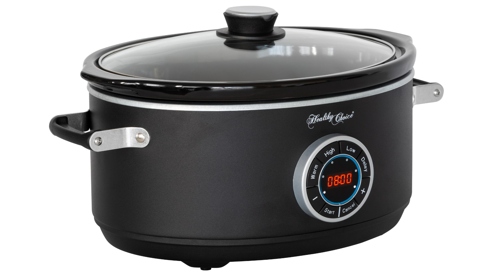 Healthy Choice 6.5L Digital Slow Cooker w/ Ceramic Pot, 300W, Led, 3 Programs
