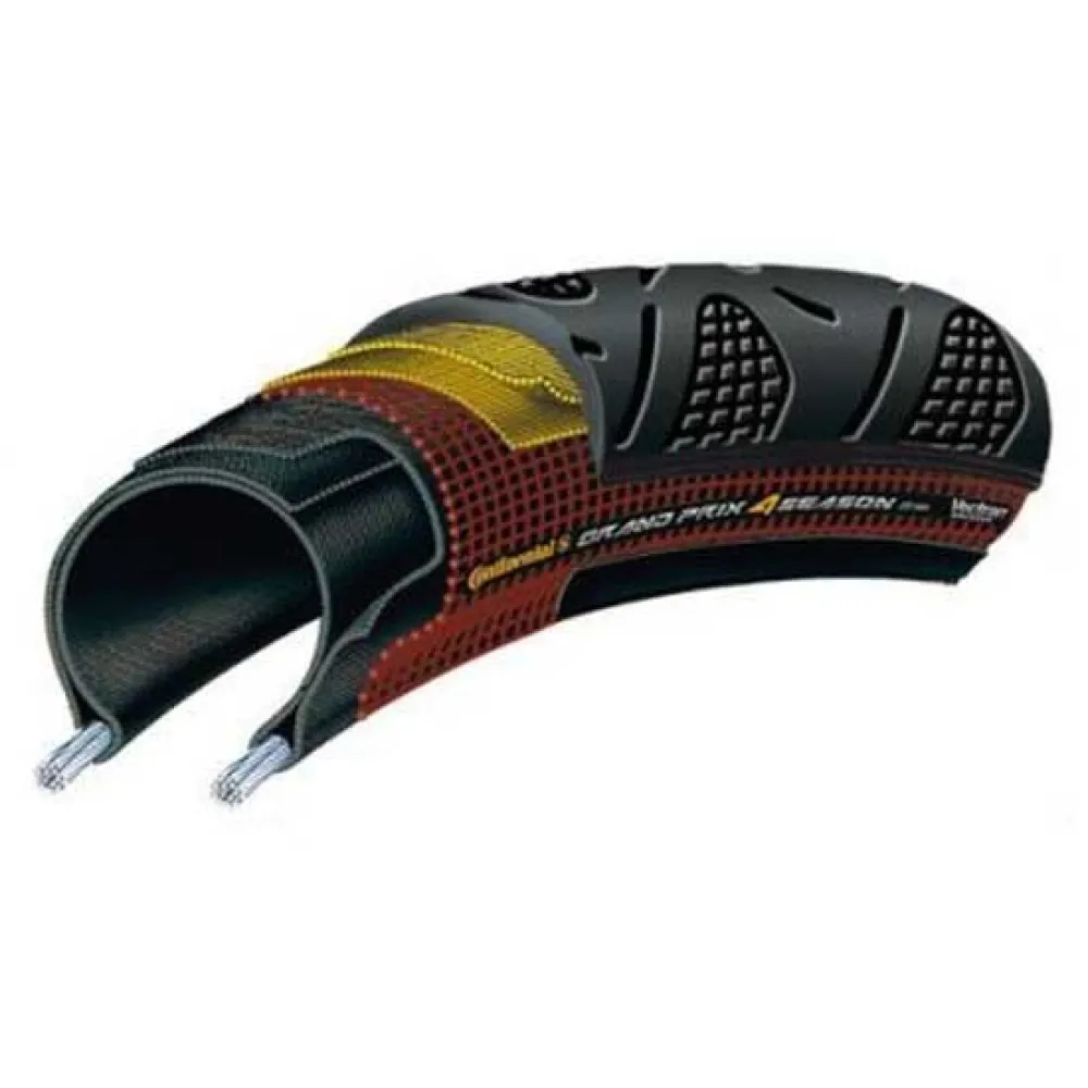 Continental Grand Prix 4 Season Tyre - Black, 700c x 23C