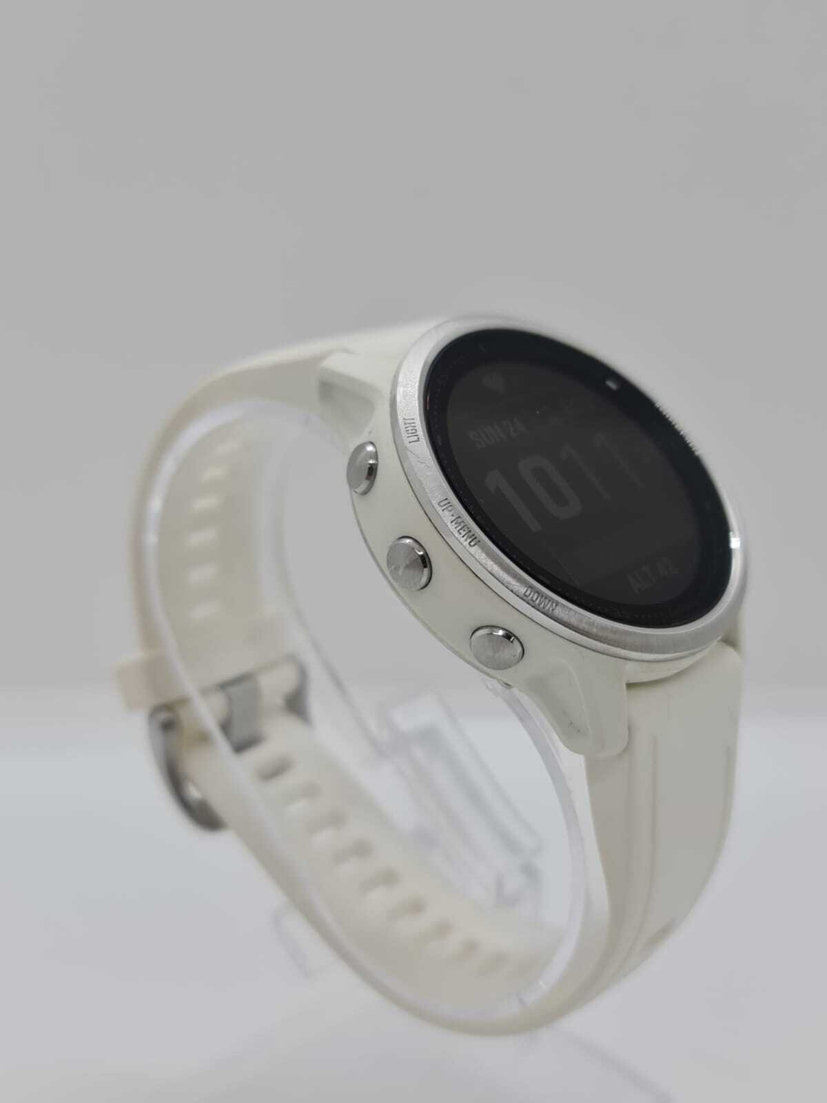 Garmin Fenix 6s Pro Watch - Rose Gold/White Band