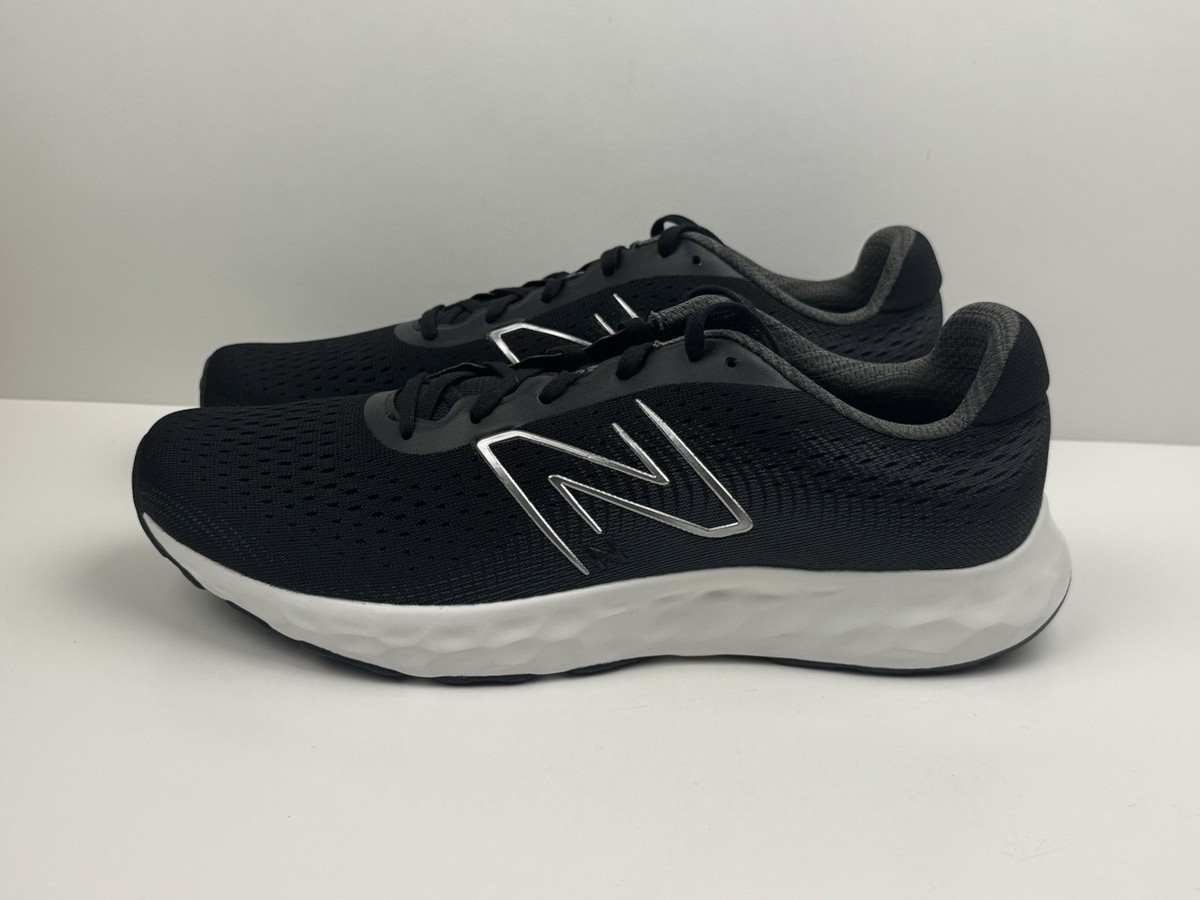 New Balance 520v8 Shoes Black White - 49