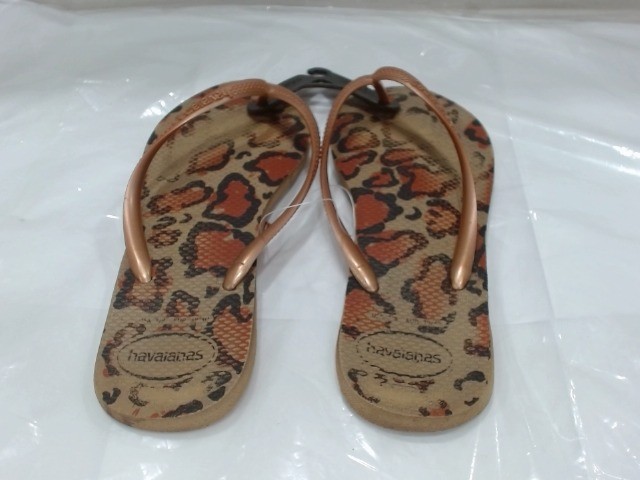 Havaianas Slim Animals - Sand Grey/Rose Gold