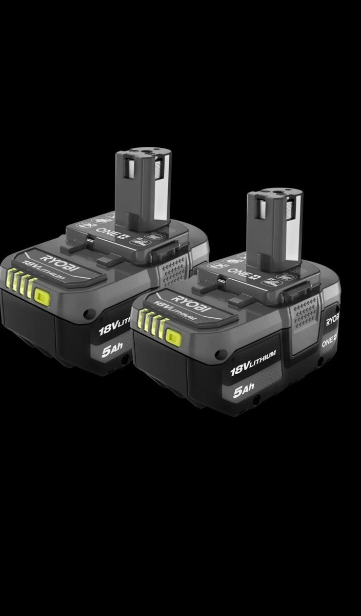 Ryobi One+ 18V Twin 5.0Ah Battery Pack RB185050C