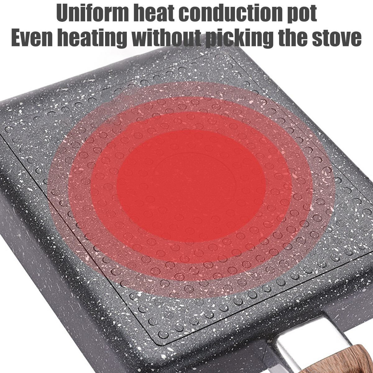 SODIAL Tamagoyaki Pan Japanese Omelette Pan, Non-stick Pan Coating Square Egg Pan Frying Pan To Make Omelets or Crepes