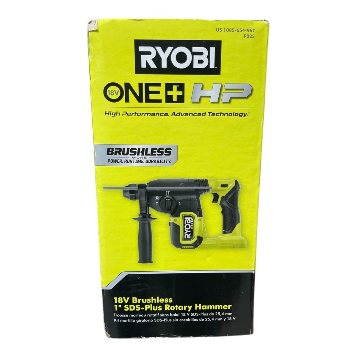 18V One+ HP Brushless 1" SDS-Plus Rotary Hammer