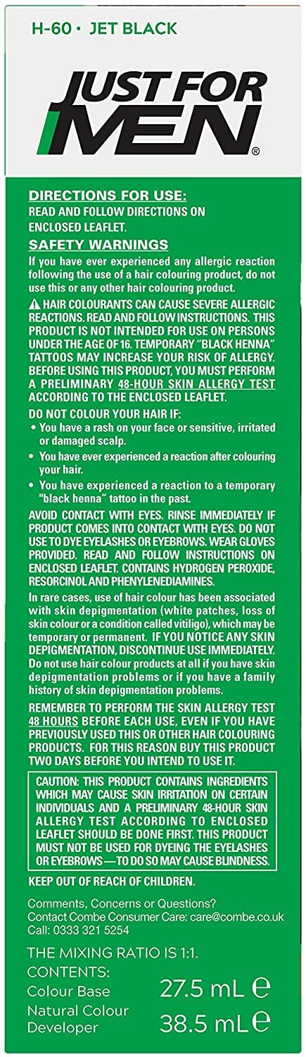 Just For Men Hair Dye - Dark Brown Black