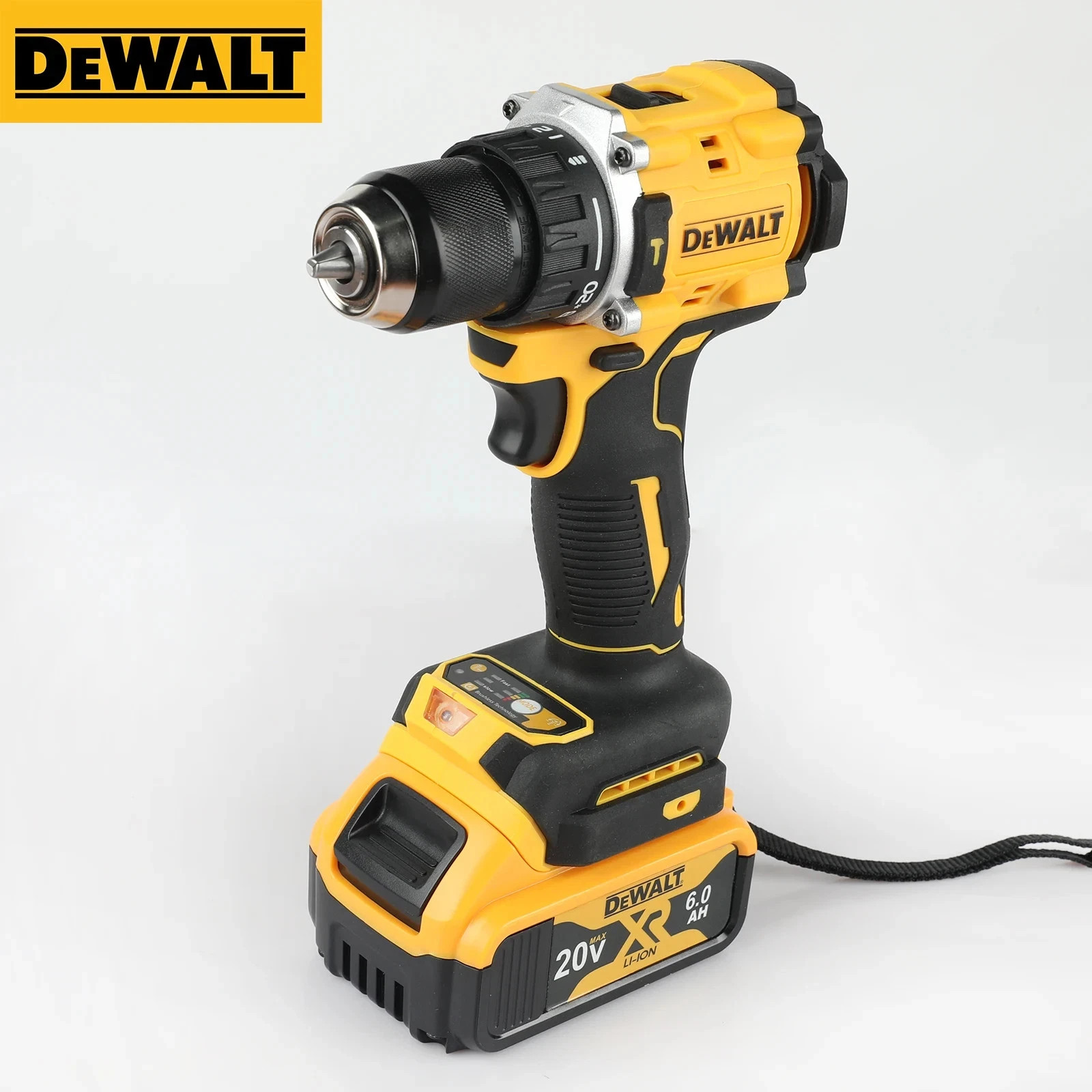 DeWalt 20V Max Hammer Drill, 1/2", Cordless and Brushless, Compact with 2-Speed Setting, Bare Tool Only (DCD805B)
