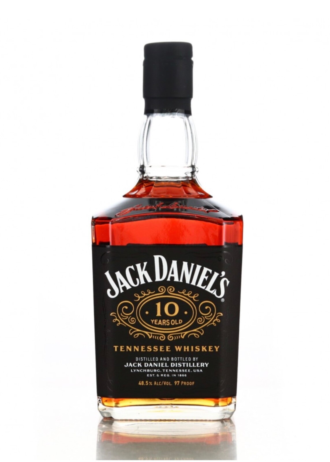 Jack Daniel's 10 Year Old Tennessee Whiskey 750ml Bottle