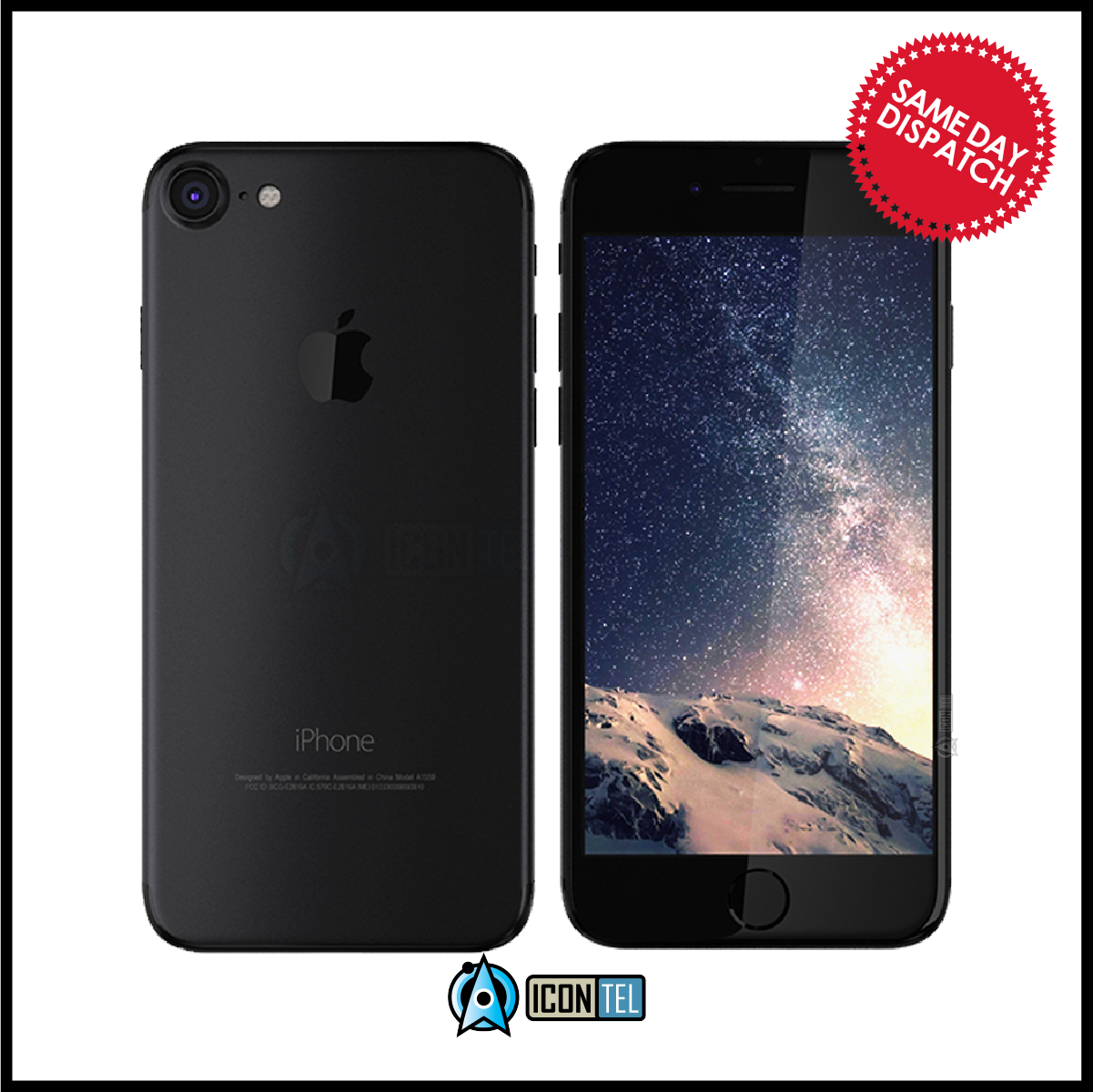 Apple iPhone 7 - 128 GB - Jet Black - Unlocked