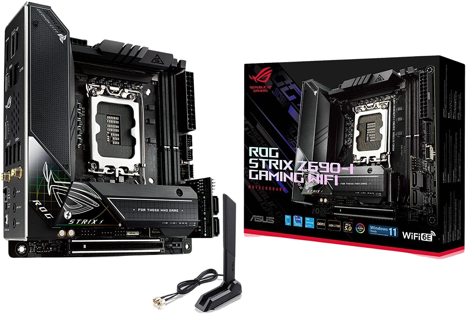 Asus ROG Strix Z690-I Gaming Wifi LGA 1700 Mini-ITX Motherboard