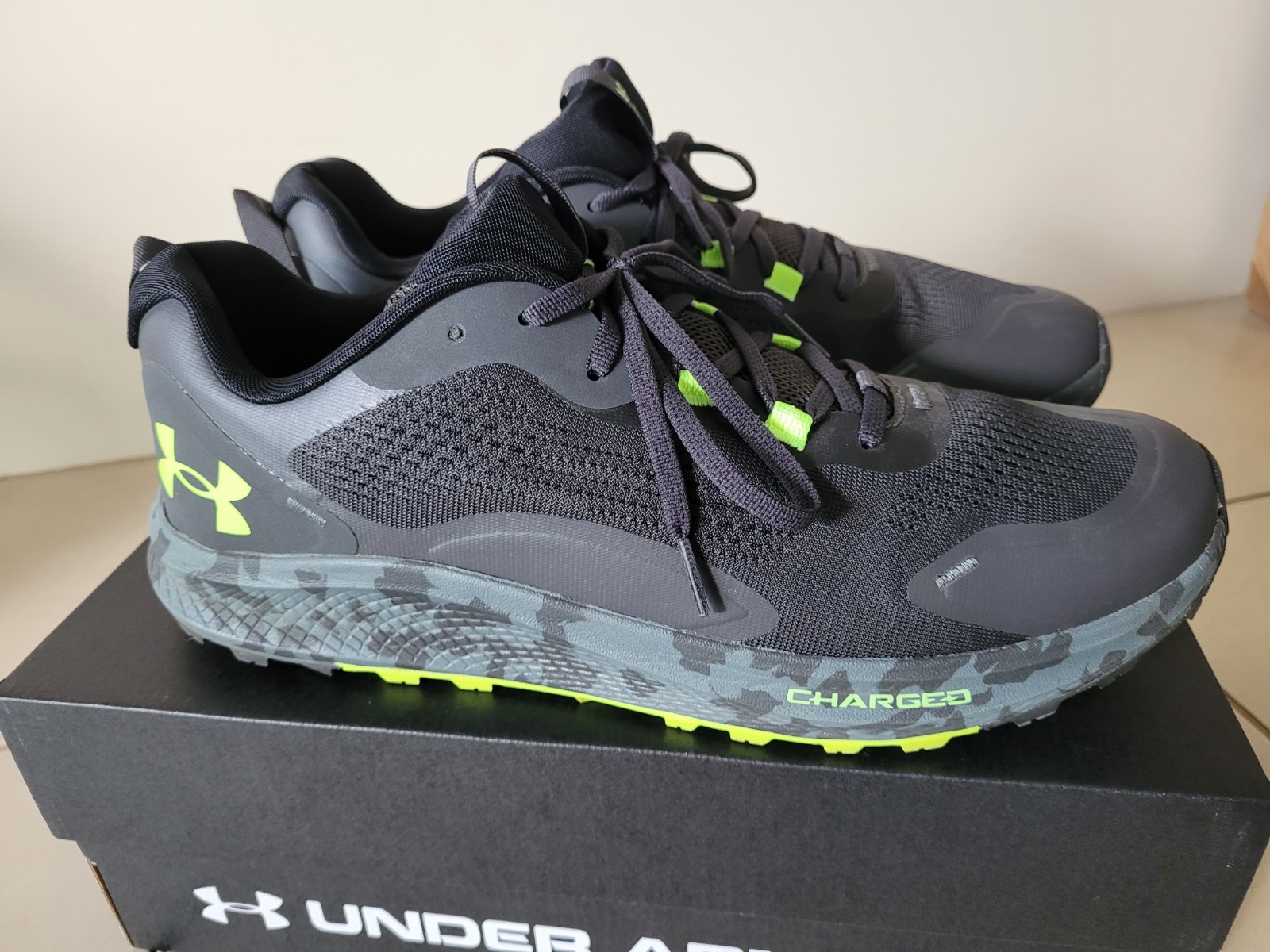 Under Armour Men's Charged Bandit Trail 2 Running Shoes Gray 12