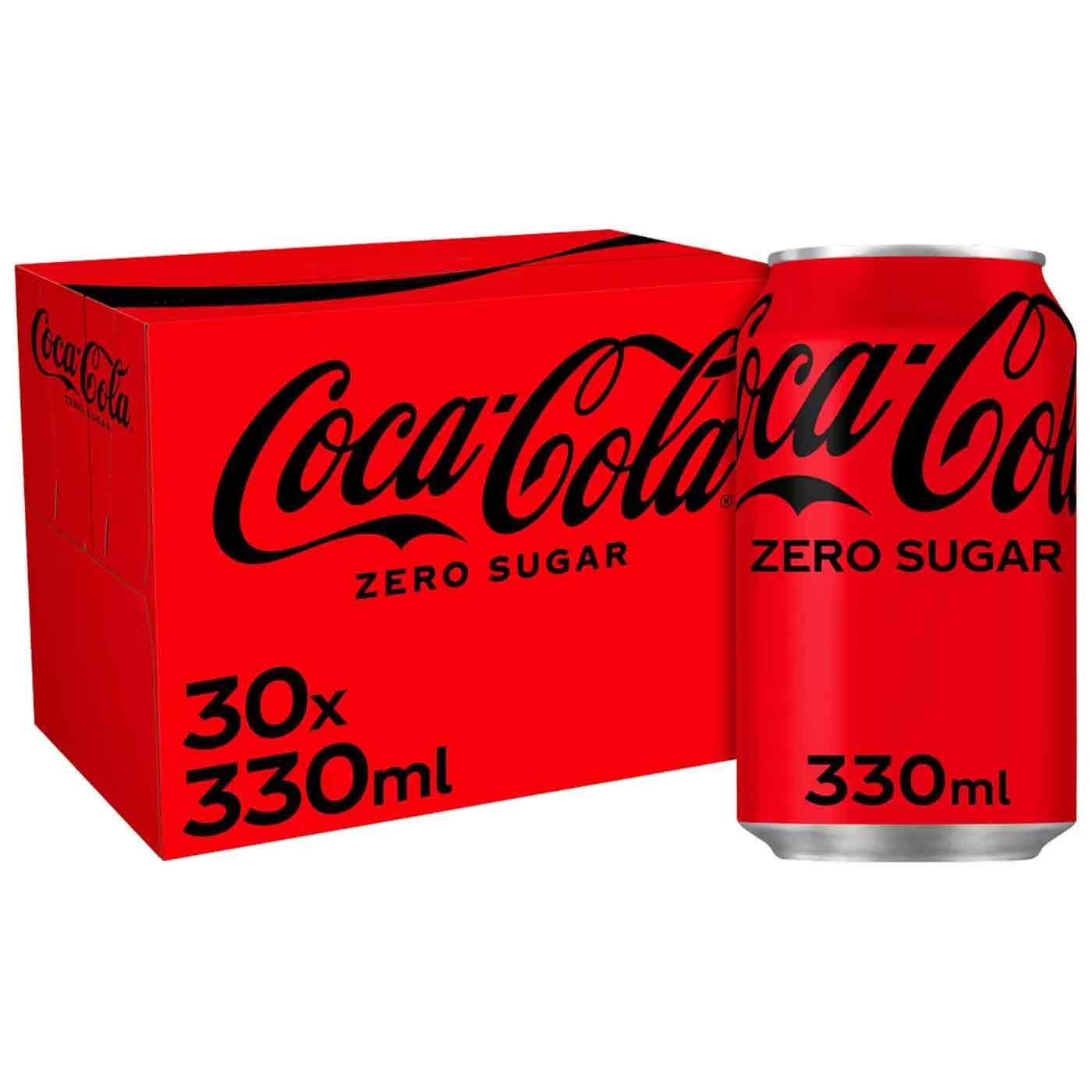 Coca - Cola Zero Sugar Cans 30 x 330ml