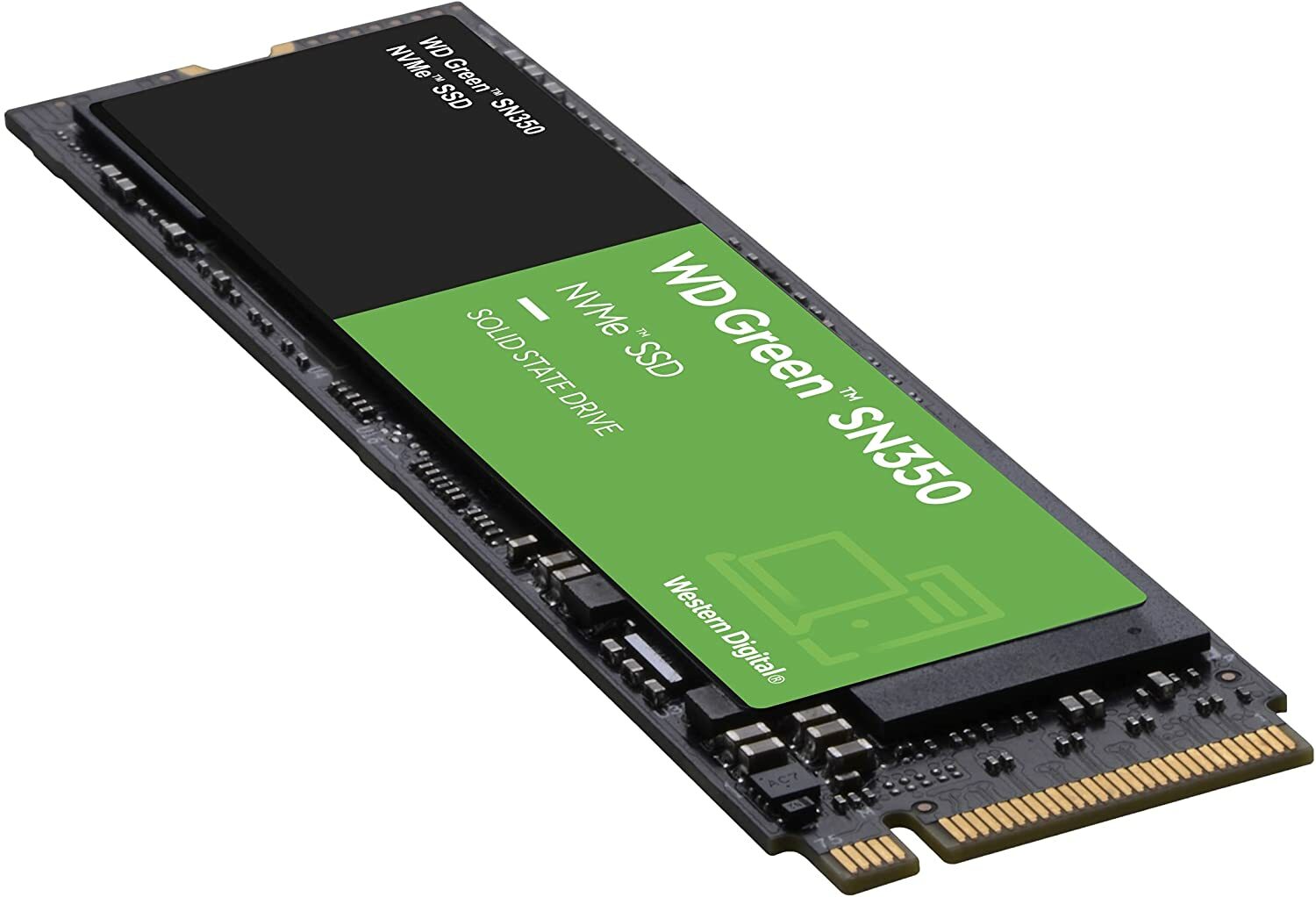 [WDS480G2G0C] WD Green SN350 480GB M.2 2280 NVMe Gaming SSD Up to 2400MB/s