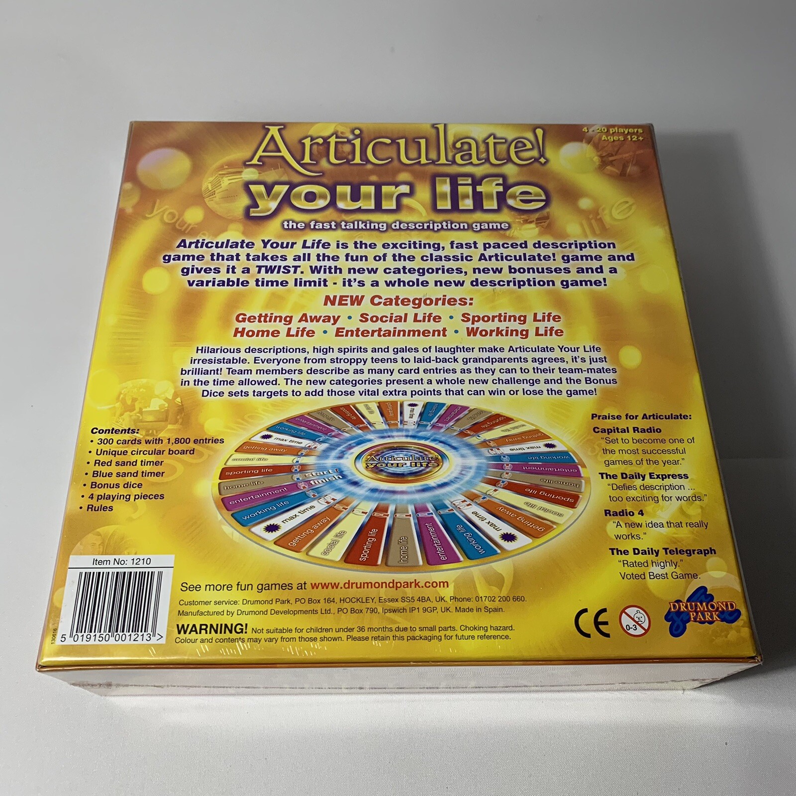 Articulate Your Life Board Game