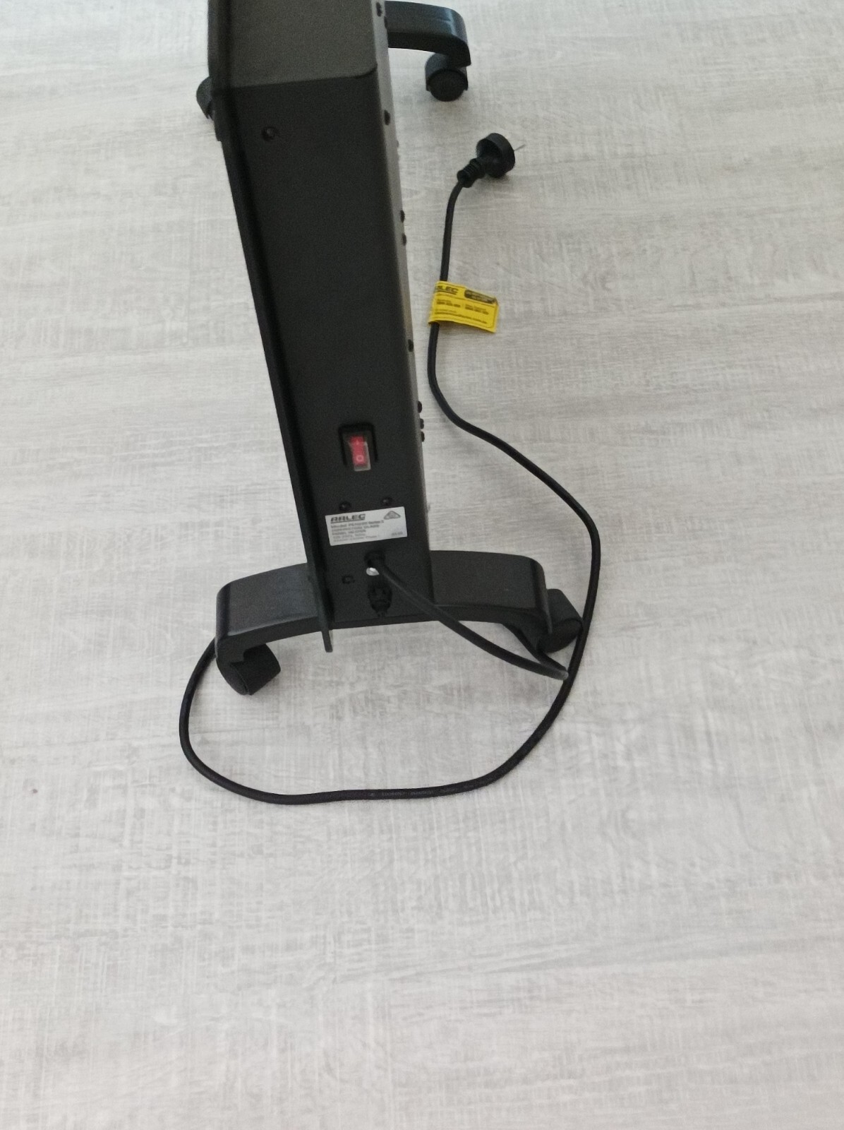 Arlec 2400W Black Grid Connect Glass Panel Heater