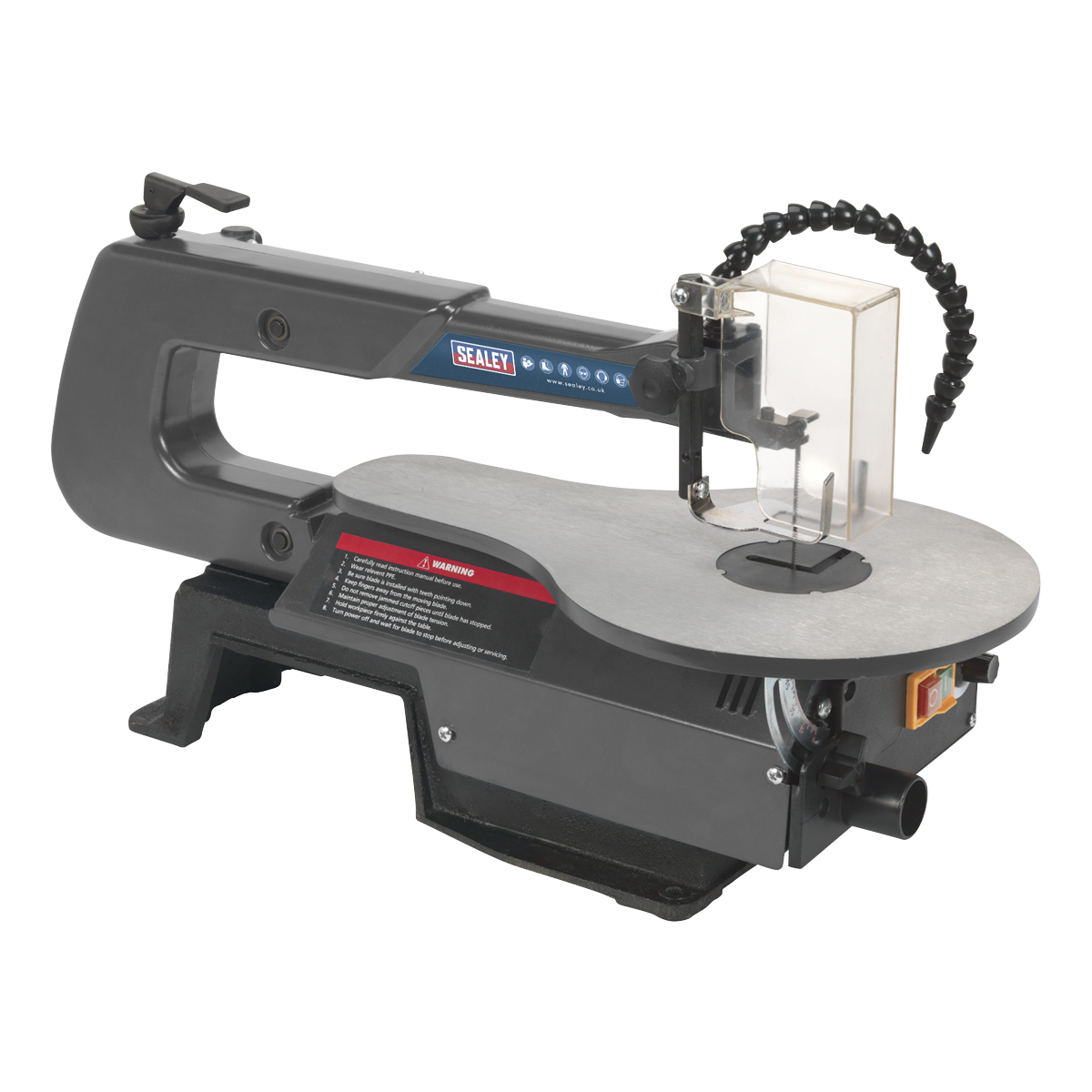 Sealey - SM1302 Variable Speed Scroll Saw 406mm Throat 230V