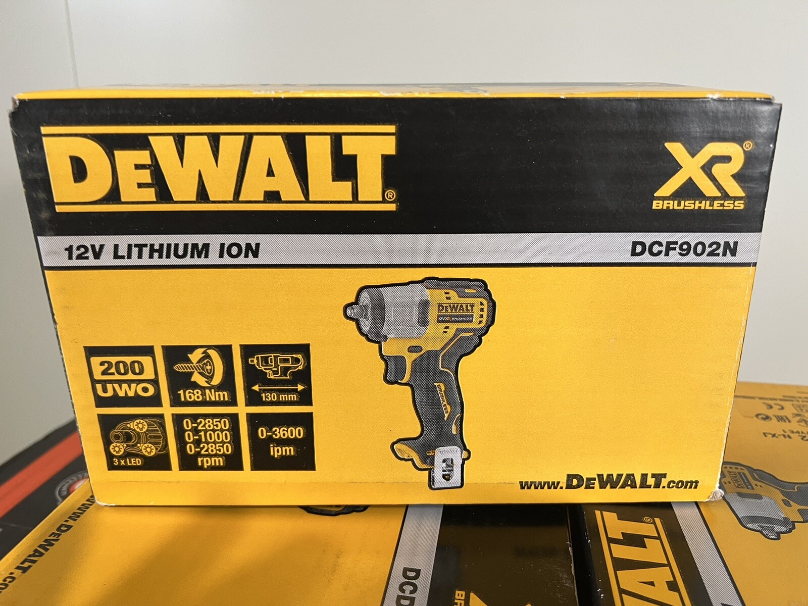 DeWalt 3/8" 12V XR Brushless Sub-Compact Impact Wrench - Skin Only