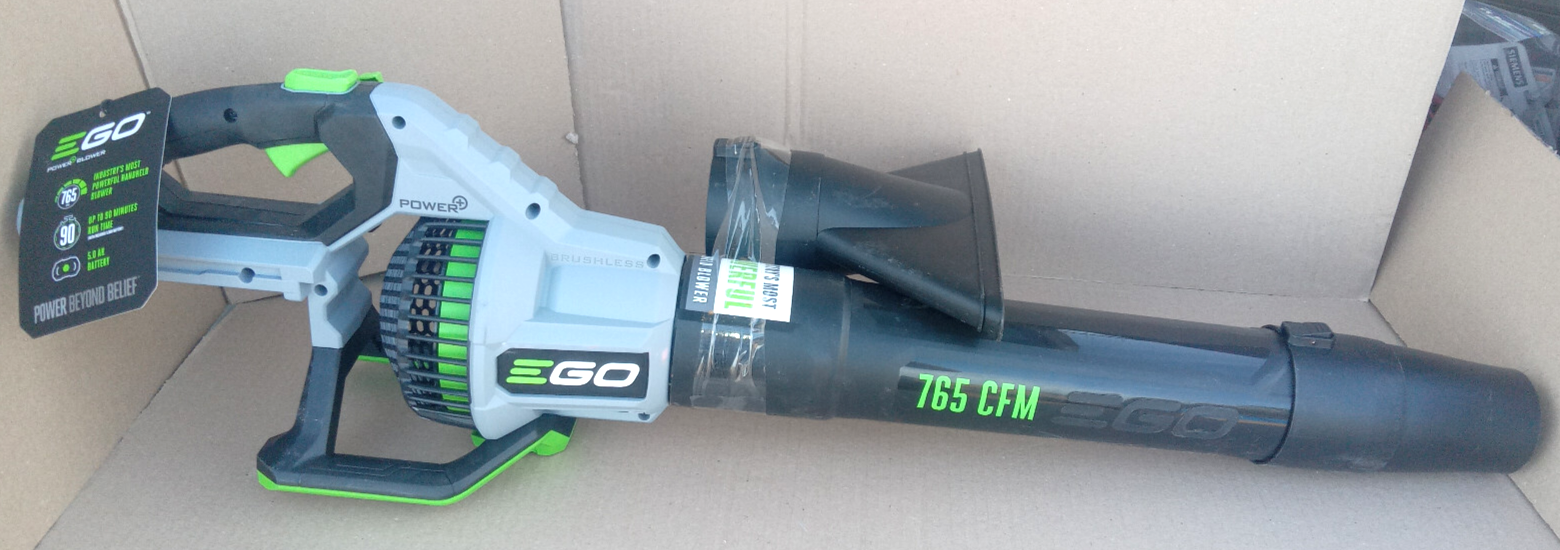 Ego Power+ LB7650 Variable-Speed Turbo 56-Volt 765 CFM Cordless Leaf Blower Battery & Charger Not Included, Black