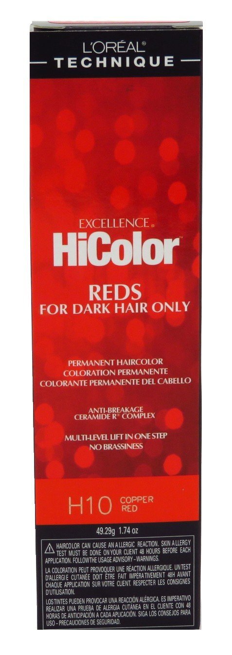 L'Oreal Excellence Hicolor Copper Red, 1.74 oz