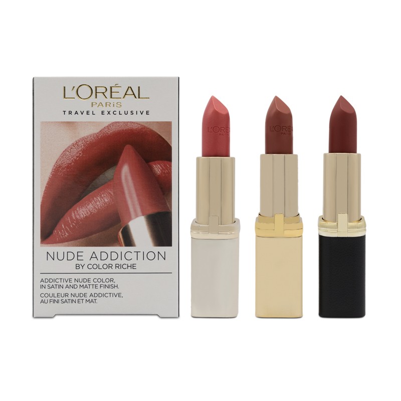 L'Oreal Colour Riche Lipstick Gift Set 3 x 4,8g