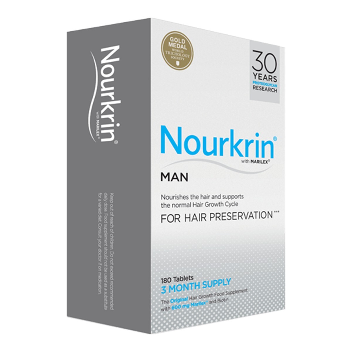 Nourkrin Man 180 Tablets (3 Month Supply)