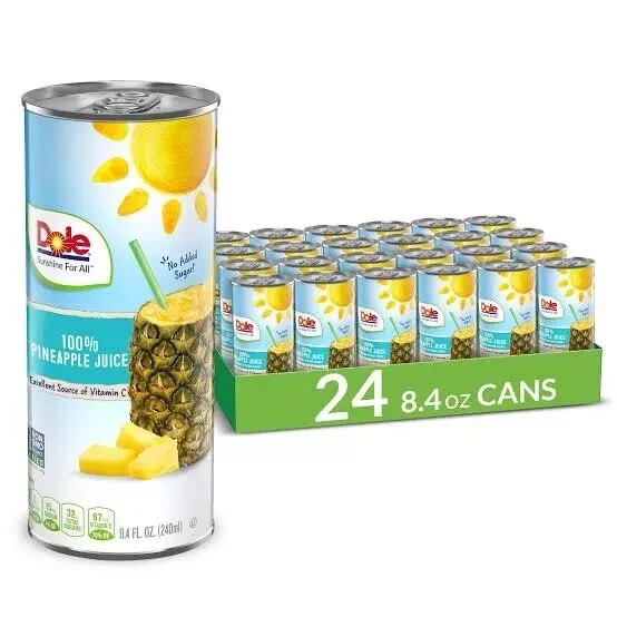Dole 100% Pineapple Juice 24 x 240ml