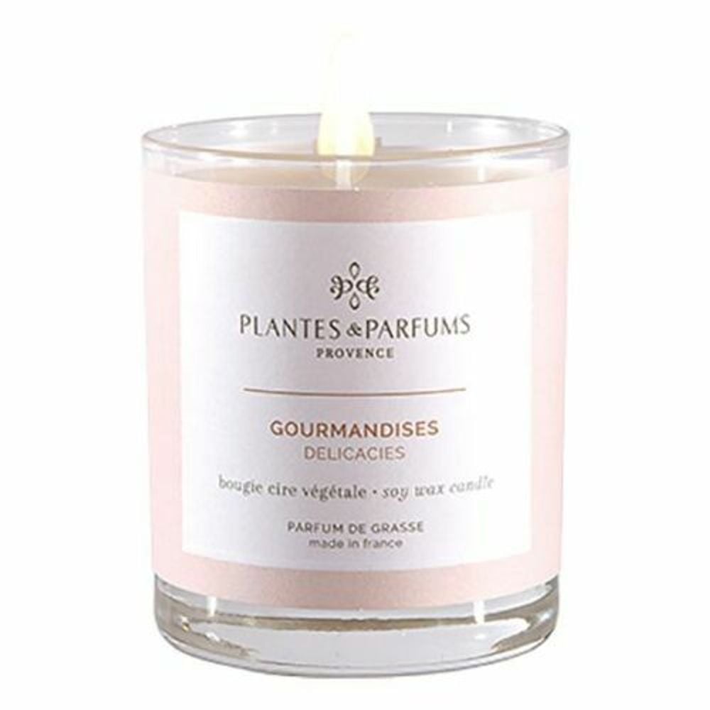 Plantes & Parfums 75g Perfumed Hand Poured Candle - Delicates