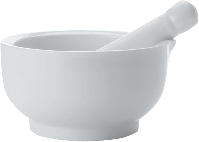 White Basics Mortar & Pestle 7cm GB Maxwell & Williams