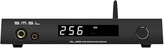 SMSL DL100 Audio Decoder Earphone Amplifier,4*CS43131 Chip,HDMI(ARC) Can Be Decoded for TV, Dual Mode ISB,6.35mm+4.4mm Dual Headphone Output,XLR