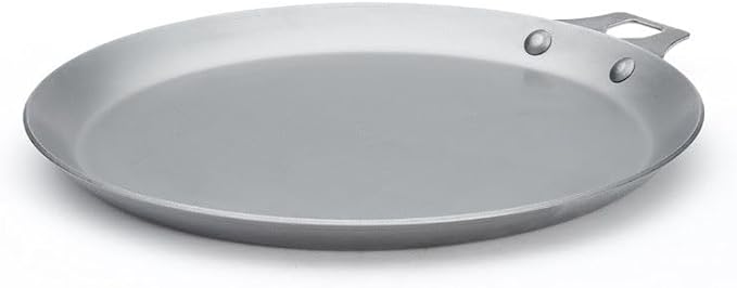 De Buyer Mineral B Pancake Frying Pan With Detachable Element, 26 cm, Silver
