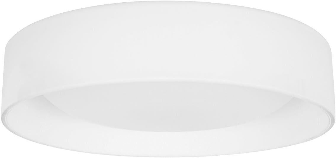 Beacon Lighting Uno 270mm 1 Light Flush Mount in Opal Glass