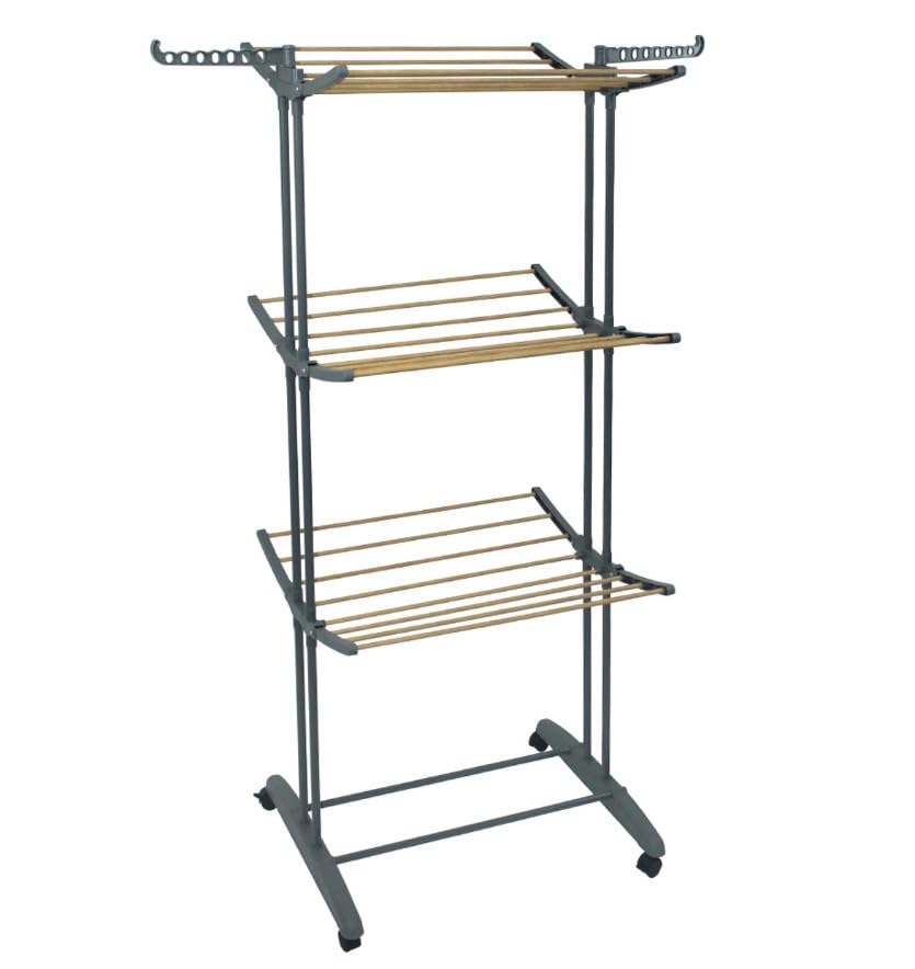 Seymour's 3 Tier Foldable Airer with Hanger Rack