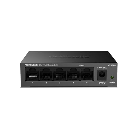 Mercusys 5-Port Gigabit Desktop Switch, MS105GS Switches / Hubs