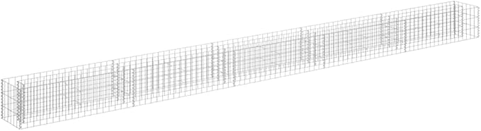 Gabion Raised Bed Galvanised Steel 450x30x30 cm