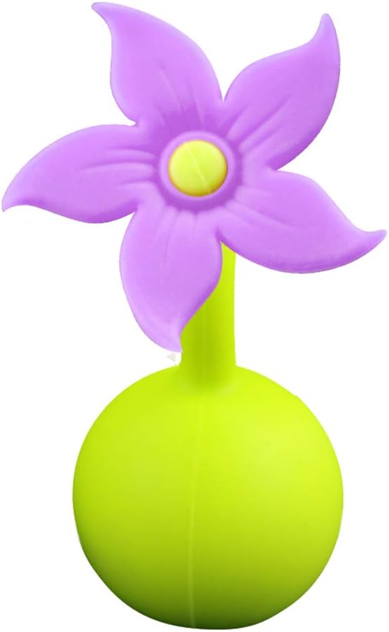 Haakaa Silicone Breast Pump Flower Stopper Purple