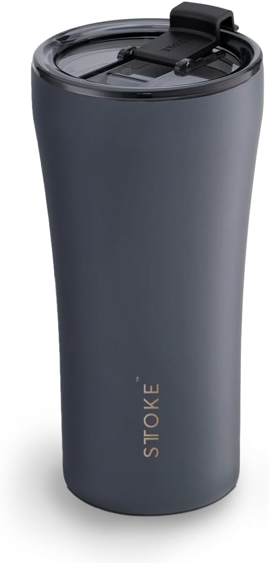 STTOKE Ceramic Reusable Coffee Cup 12oz Blush Rose - AfterPay & zipPay Available